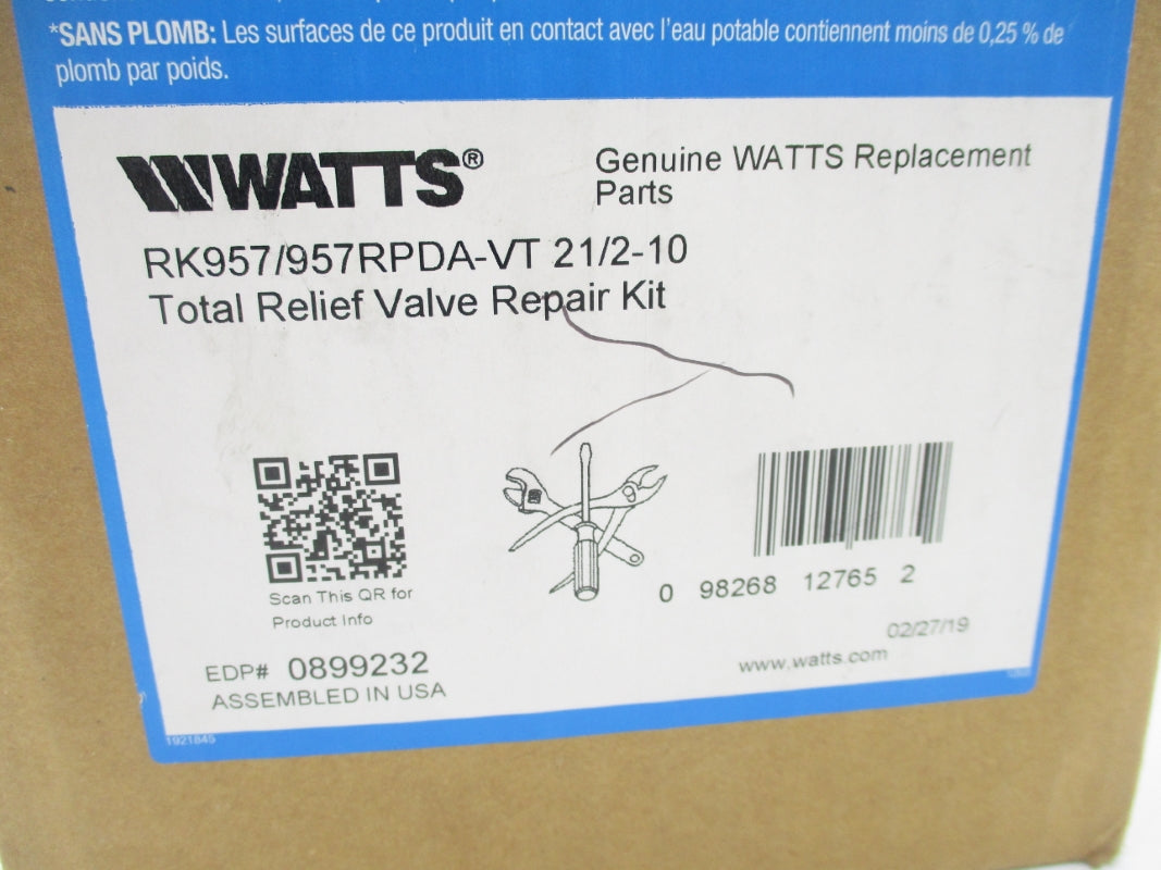 WATTS RK957/957RPDA-VT21/2-10 0899232 NSMP