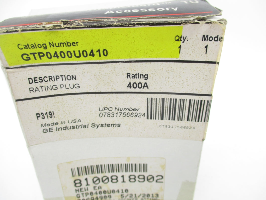 GENERAL ELECTRIC GTP0400U0410 400A NSMP