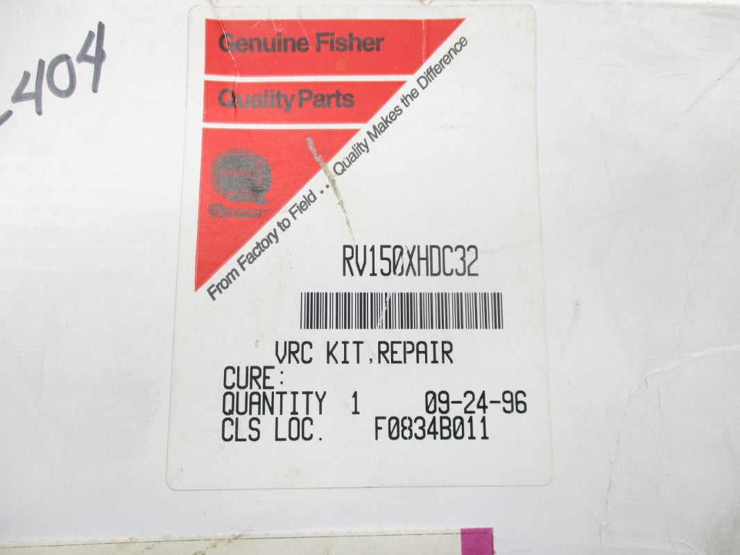FISHER RV150XHDC32 NSMP