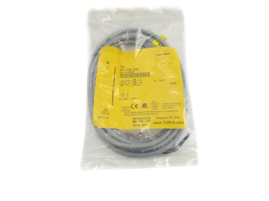 TURCK BI2-G12K-AP6X 4670200 10-30VDC NSMP