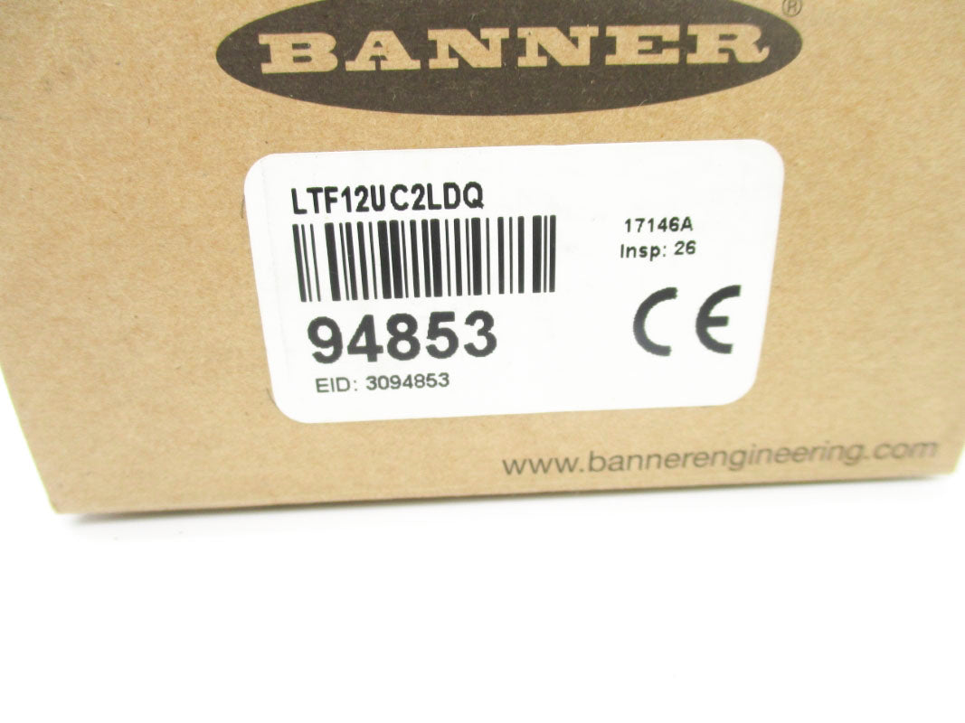 BANNER ENGINEERING LTF12UC2LDQ 94853 0-10V NSMP