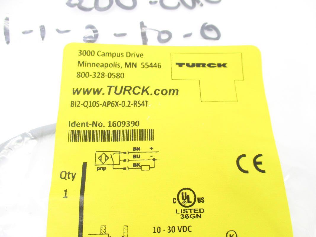 TURCK BI2-Q10S-AP6X-0.2-RS4T 1609390 10-30VDC NSMP