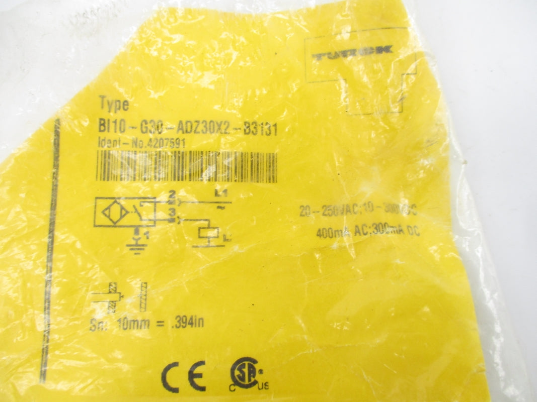 TURCK BI10-G30-ADZ30X2-B3131 4207591 20-250VAC NSMP