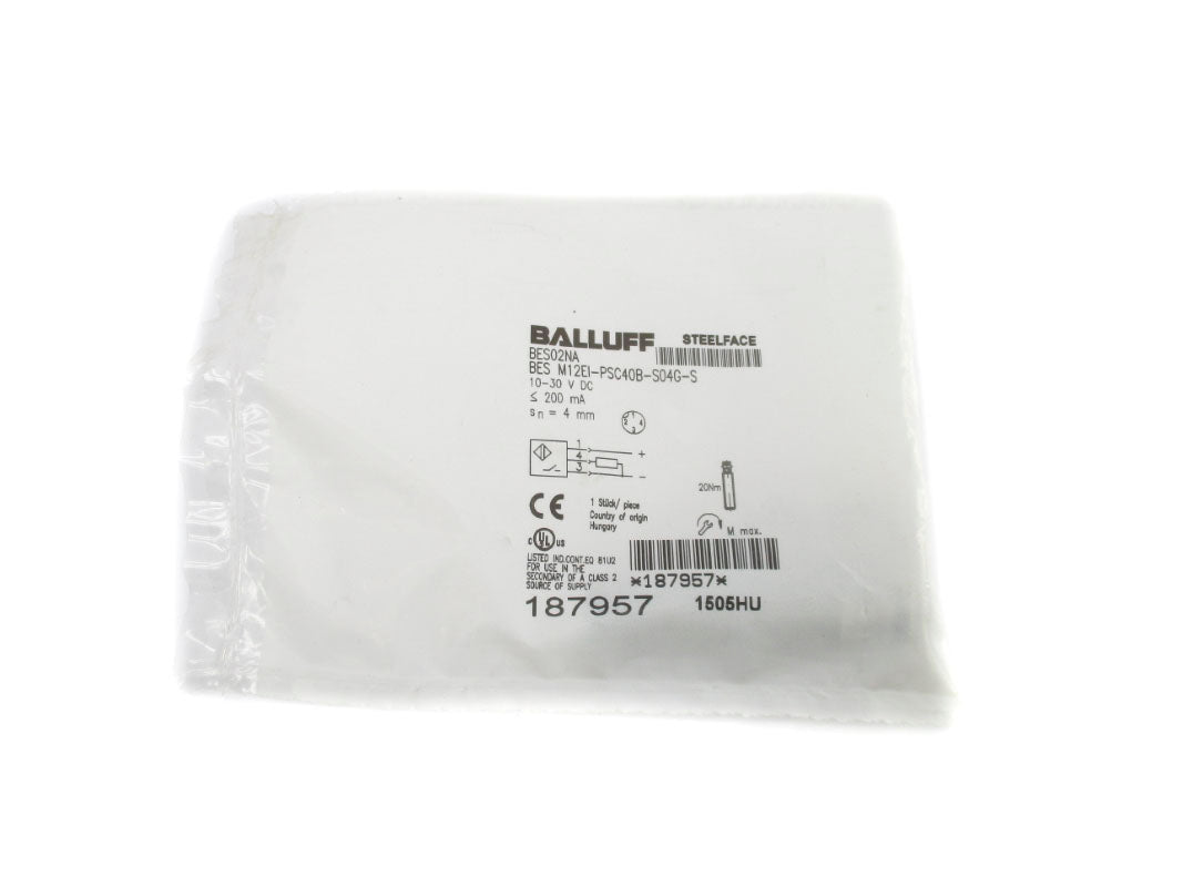 BALLUFF BESM12EI-PSC40B-S04G-S BES02NA 10-30VDC NSMP