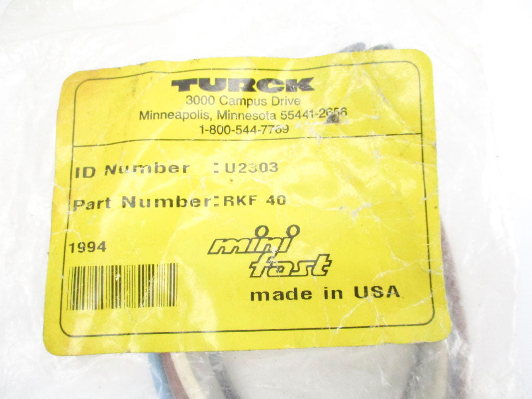 TURCK RKF40 U2303 NSMP