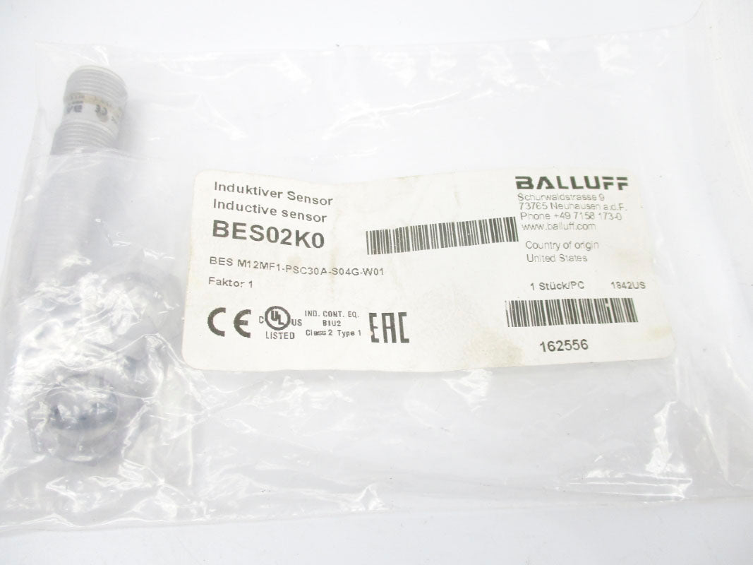 BALLUFF BESM12MF1-PSC30A-S04G-W01 BES02K0 NSMP