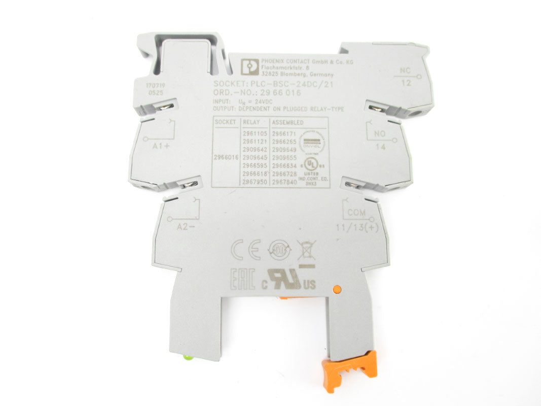 PHOENIX CONTACT PLC-BSC-24DC/21 2966016 24VDC (AS PICTURED) NSNP