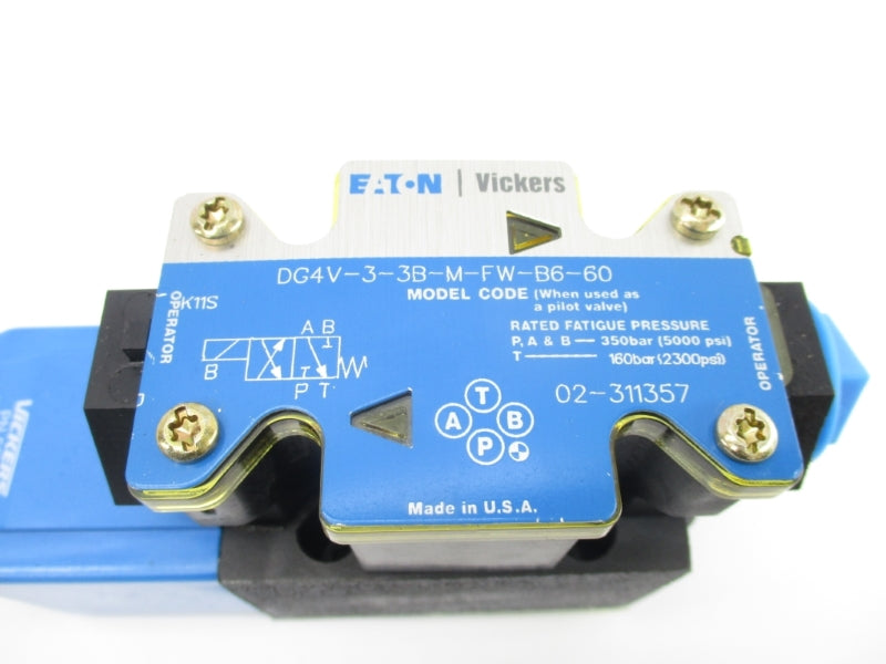 VICKERS DG4V33BMFWB660 02-311357 110/120V 5000PSI NSNP