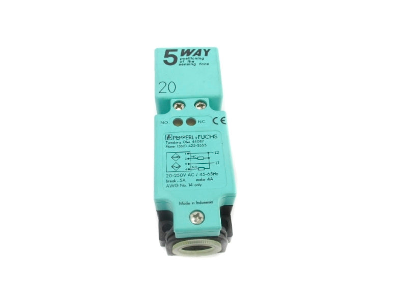 PEPPERL+FUCHS NJ20-U2-W4 20-250VAC 5A NSNP