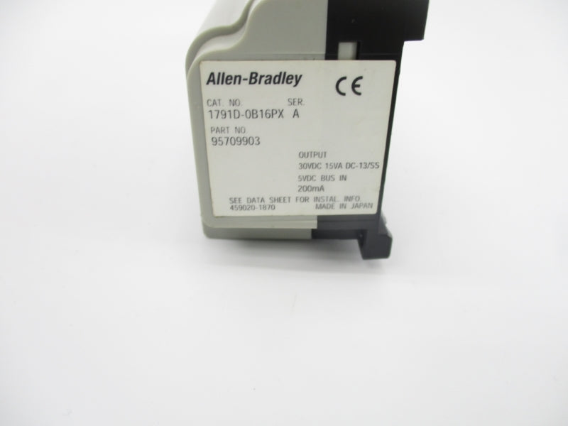 ALLEN BRADLEY 1791D-0B16PX SER. A 30VDC NSNP