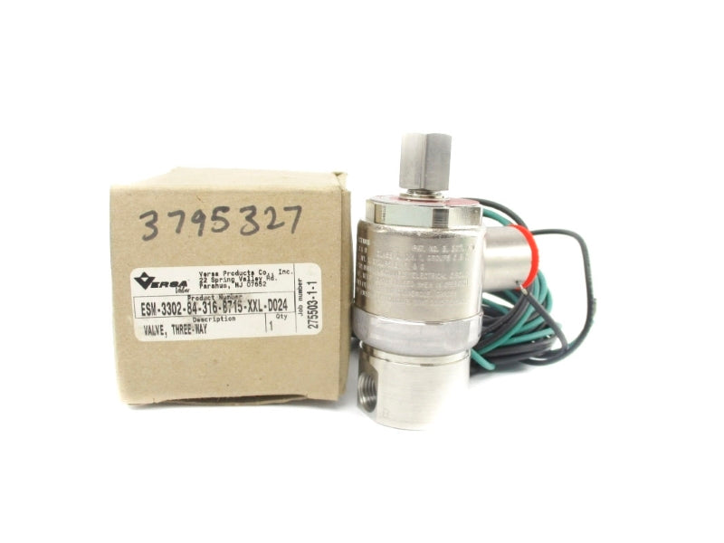 VERSA ESM-3302-84-316-B715-XXL-D024 24VDC 100PSI NSMP