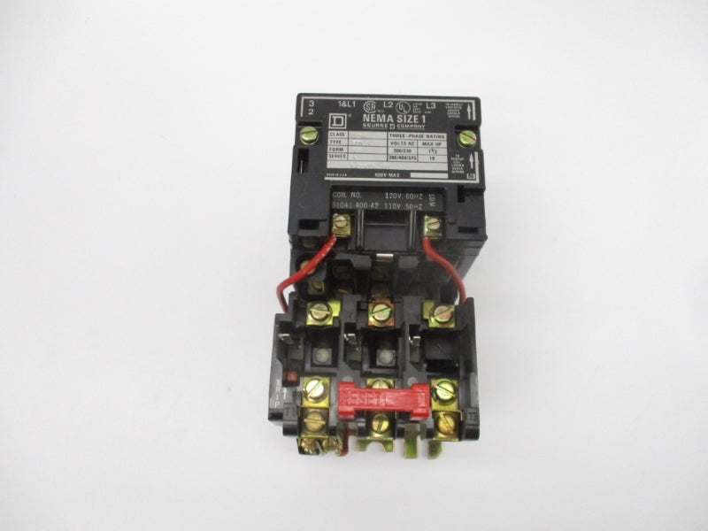 SQUARE D 8536SCO3S SER. A 110/120V NSMP