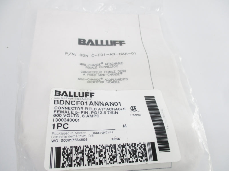 BALLUFF BDNCF01ANNAN01 600V 8A NSMP