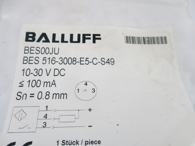 BALLUFF BES516-3008-E5-C-S49 BES00JU 10-30VDC NSMP