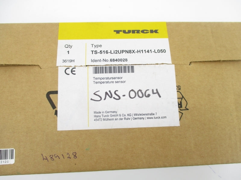 TURCK TS-516-LI2UPN8X-H1141-L050 6840028 24VDC NSMP