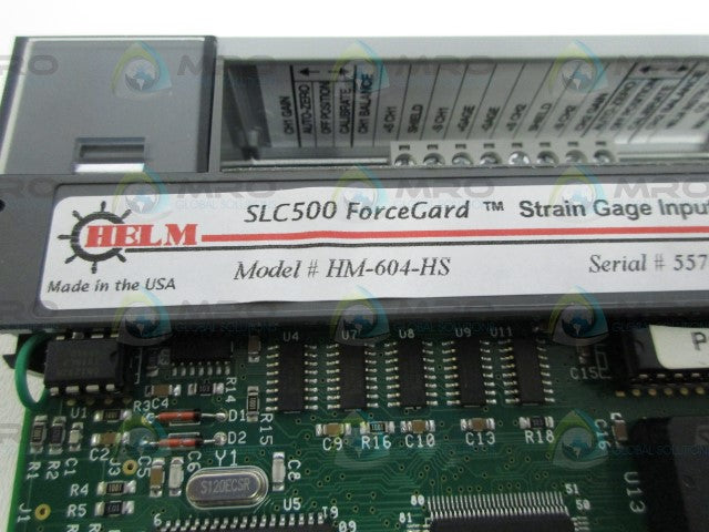 HELM HM-604-HS STRAIN GAUGE INPUT MODULE *NEW NO BOX*