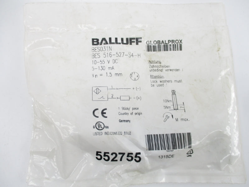 BALLUFF BES516-527-S4-H BES031N 10-55VDC NSMP