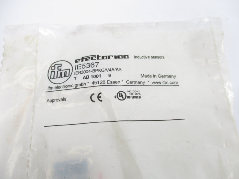 IFM EFECTOR IEB3004-BPKG/V4A/AS IE5367 NSMP