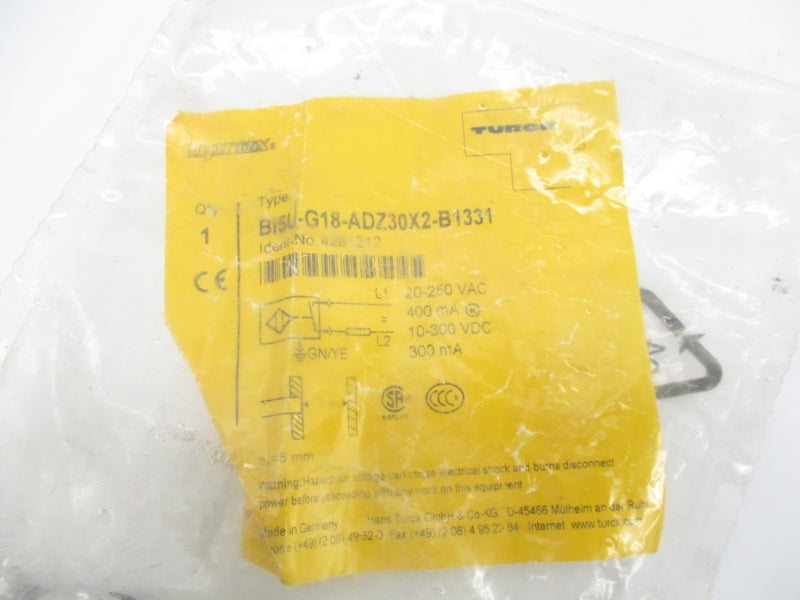 TURCK Bi5U-G18-ADZ30X2-B1331 4231212 20-250VAC NSMP