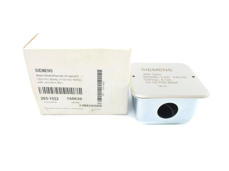 SIEMENS 265-1022 110-120VAC 50PSI NSMP