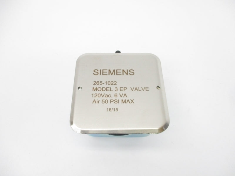 SIEMENS 265-1022 110-120VAC 50PSI NSMP