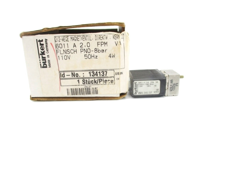 BURKERT 6011A2,0FPMVA 134137 110V NSMP