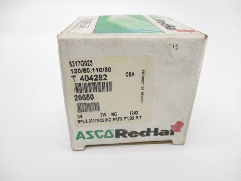 ASCO 8317G023 120/60 110/50 5-150PSI 1/4" NSMP