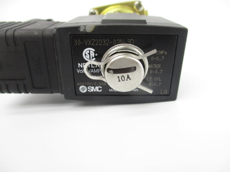SMC 30-VXZ2232-02N-3D 110/120VAC 0.20A 0-0.7 NSNP