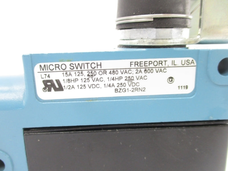 MICROSWITCH BZG1-2RN2 600VAC 15A NSNP