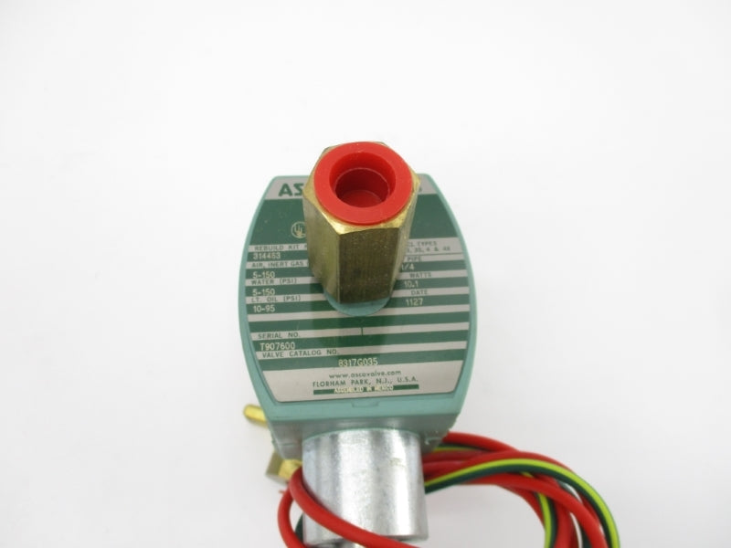 ASCO 8317G035 110/120V  5-150PSI 1/4" NSNP