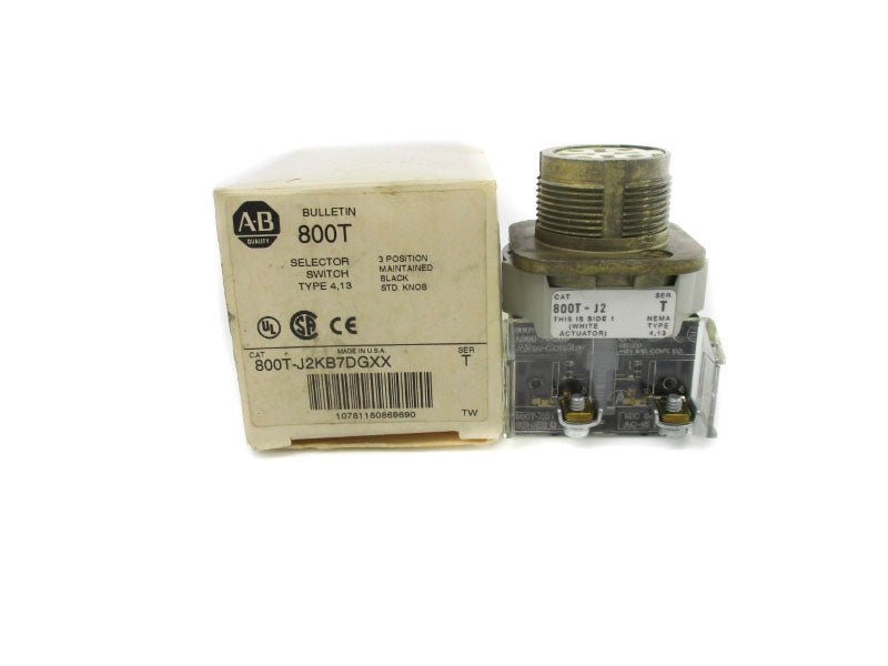 ALLEN BRADLEY 800T-J2KB7DGXX SER. T (AS PICTURED) (WH) NSMP