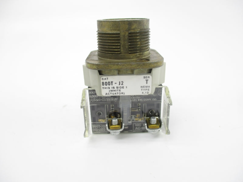 ALLEN BRADLEY 800T-J2KB7DGXX SER. T (AS PICTURED) (WH) NSMP