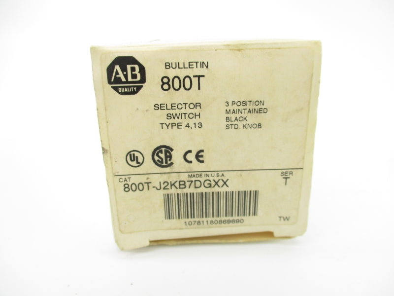 ALLEN BRADLEY 800T-J2KB7DGXX SER. T (AS PICTURED) (WH) NSMP