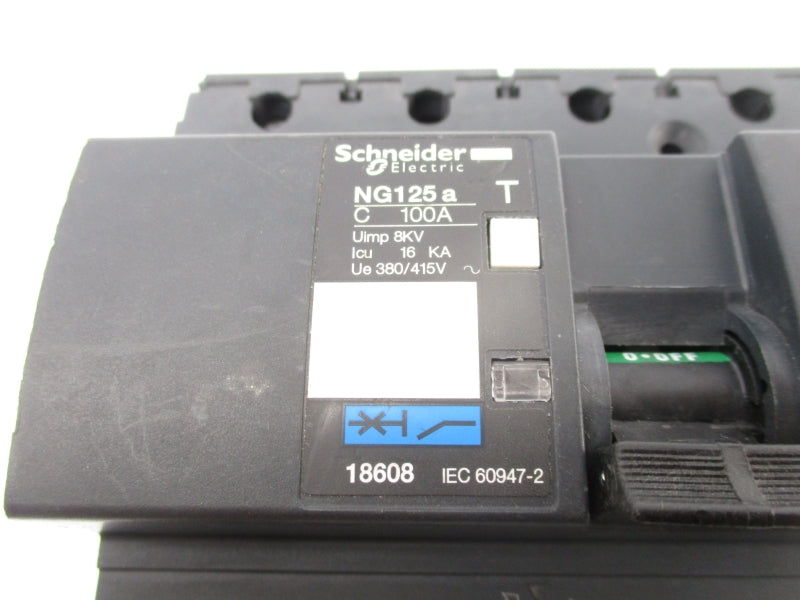 SCHNEIDER ELECTRIC 18608 NG125A 380/415V 100A NSNP