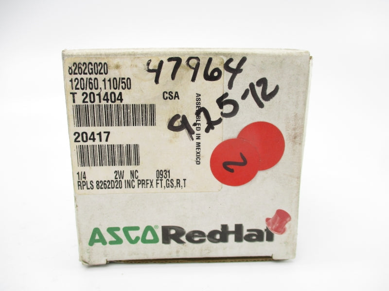 ASCO 8262G020 110/120V 360PSI 1/4" NSMP