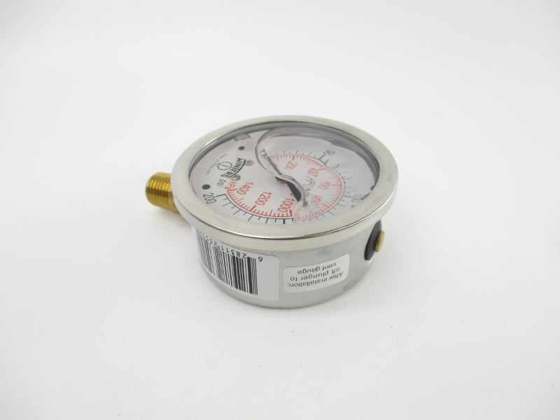 WINTERS PFQ806 0-200PSI 2.5" NSMP