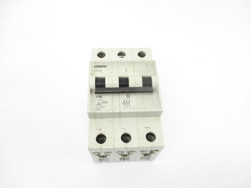 SIEMENS 5SX23-C50 400/440V 50A UNMP