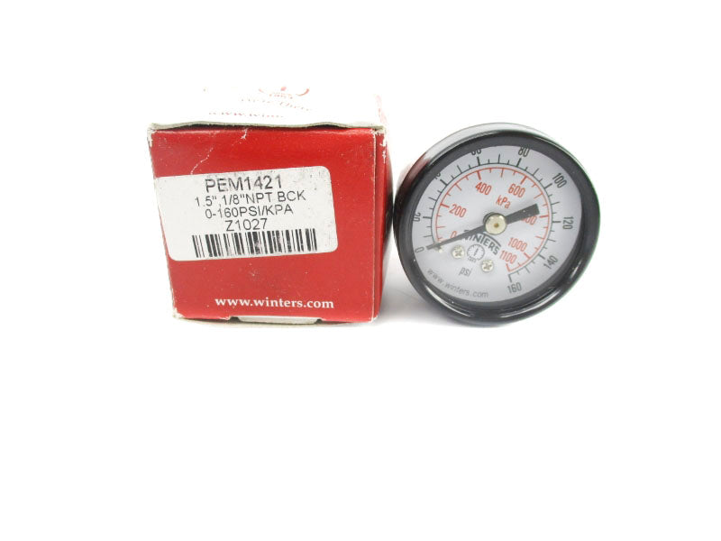 WINTERS PEM1421 0-160PSI 1/8" NSMP