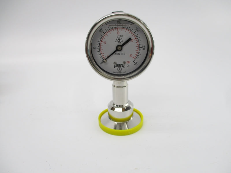 WINTERS PSQ15807 0-300PSI 2.5" NSMP