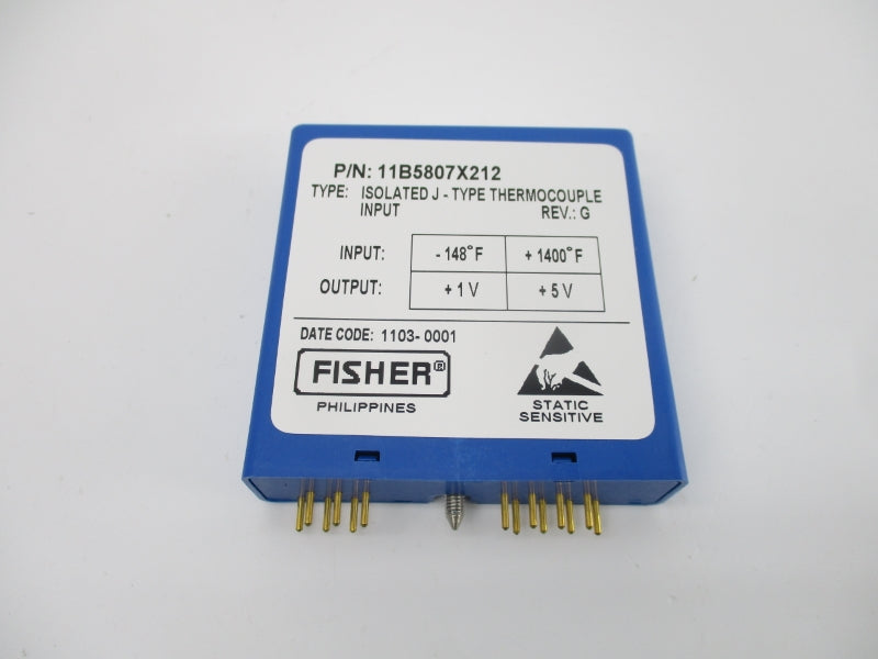 FISHER 11B5807X212 CL6854X1-A1 1/5V -148/1400'F NSNP