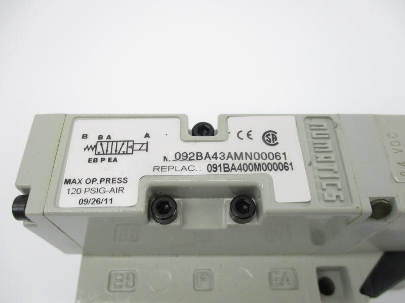 NUMATICS 092BA43AMN00061 24VDC 120PSI NSNP