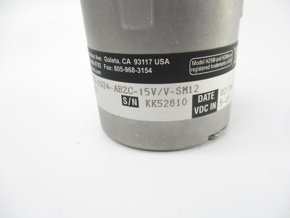 BEI H25E-F1-SS-1024-ABZC-15V/V-SM12 01002-7252 5-15VDC NSNP