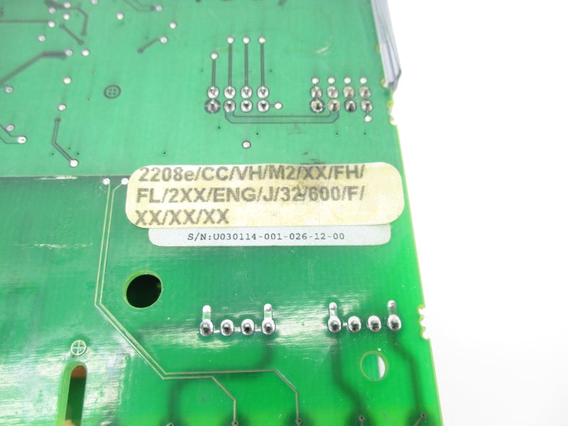 EUROTHERM 2208E/CC/VH/M2/XX/FH/FL/2XX/ENG/J/32/600/F/XX/XX/XX UNMP