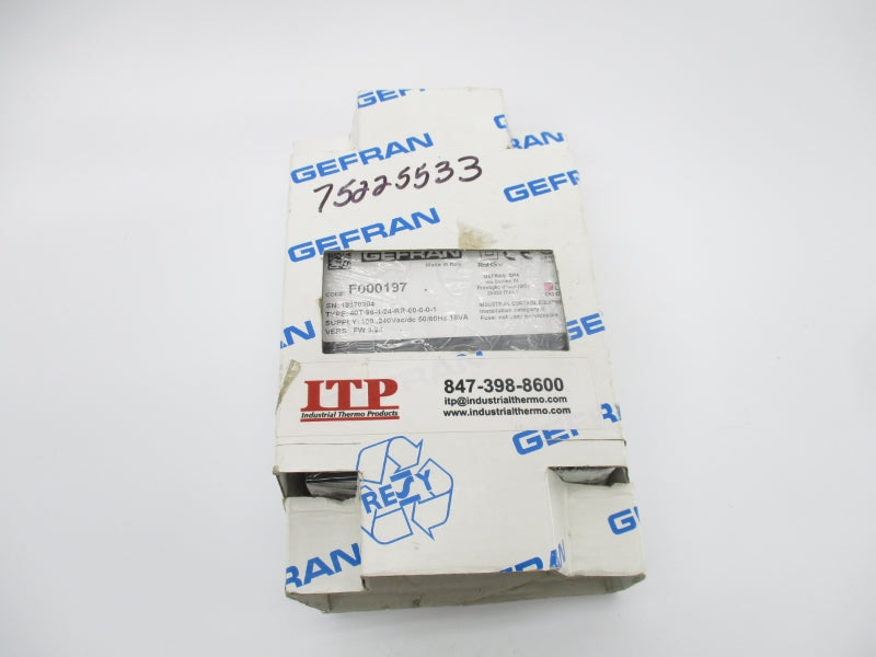 GEFRAN 40T-96-4-24-RR-00-0-0-1 F000197 240VAC/DC F/W 3.24 NSMP