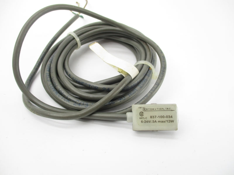 ROTOMATION 837-100-034 6-24V .5A UNMP