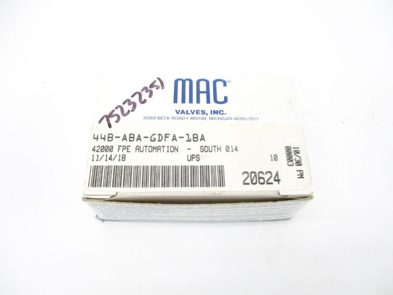 MAC 44B-ABA-GDFA-1BA 24VDC 120PSI NSMP