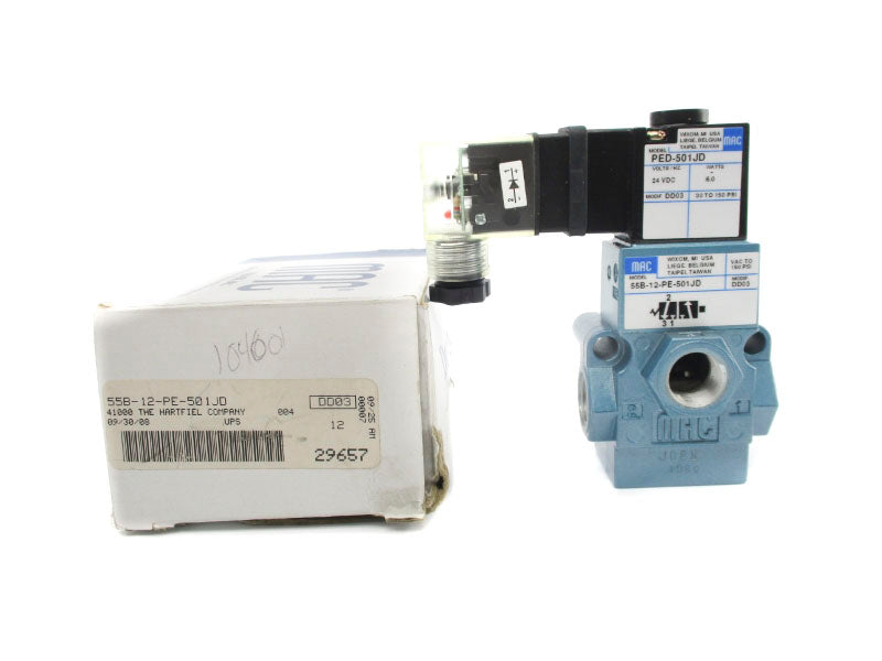 MAC 55B-12-PE-501JD 24VDC 30-150PSI NSMP