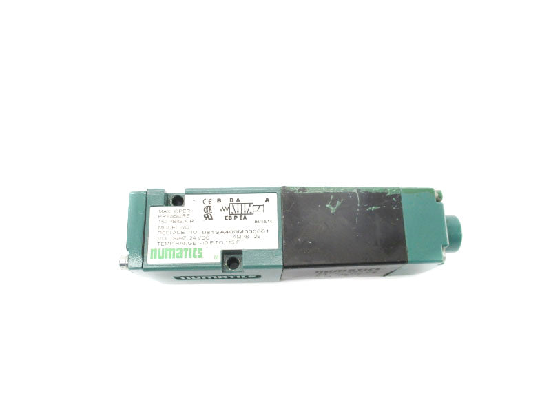 NUMATICS 081SA400M000061 24VDC .26A 150PSI UNMP