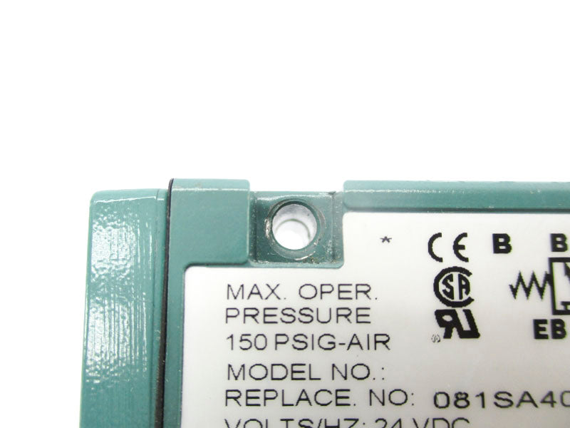 NUMATICS 081SA400M000061 24VDC .26A 150PSI UNMP