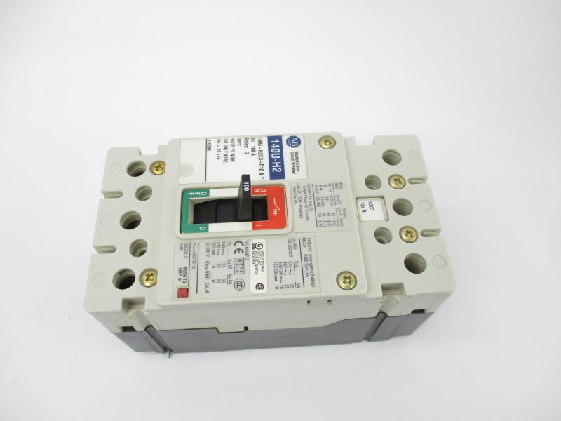 ALLEN BRADLEY 140U-H2C3-D10 SER. A 480V 100A NSMP